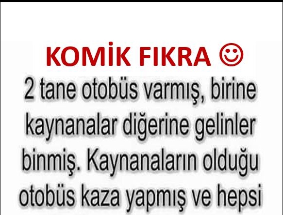 Çok komik fıkra