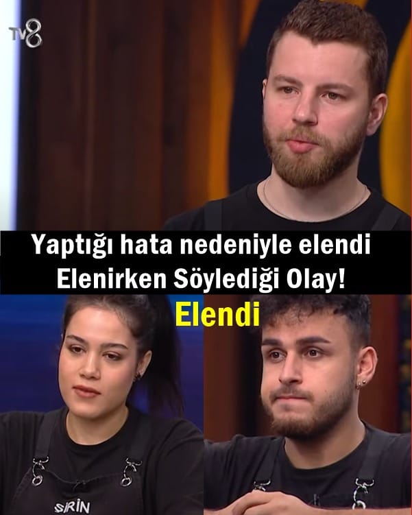 Elenme sebebi çok başka