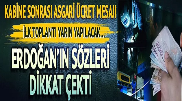 Kabine sonrası Asgari Ücret