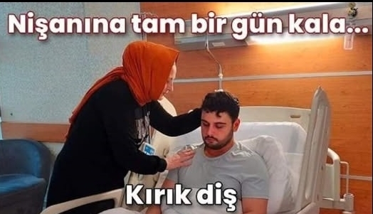 Dişi başına dert oldu